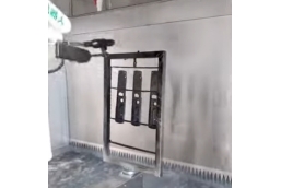 How to implement liquid electrostatic rotary bell spray gun that can also be spr